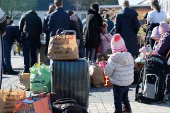Ukraine-Konflikt - Ankunft Flüchtlinge