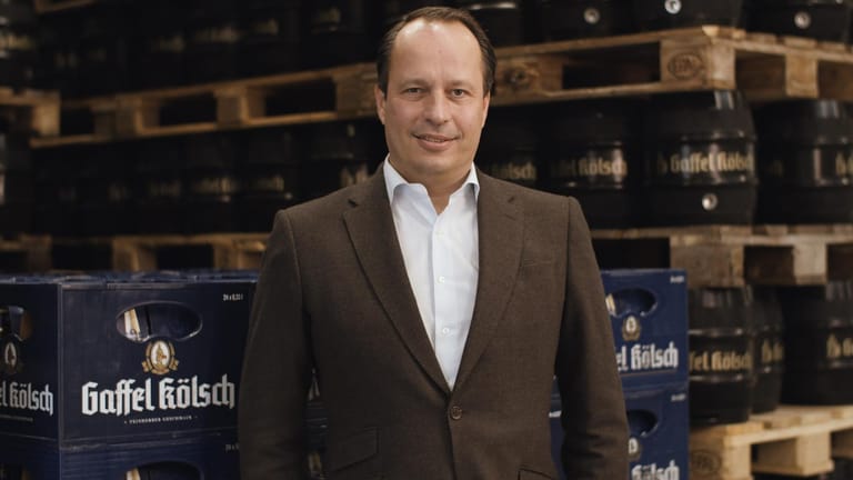 Heinrich Philipp Becker: Er führt die Gaffel-Brauerei seit fast zehn Jahren.