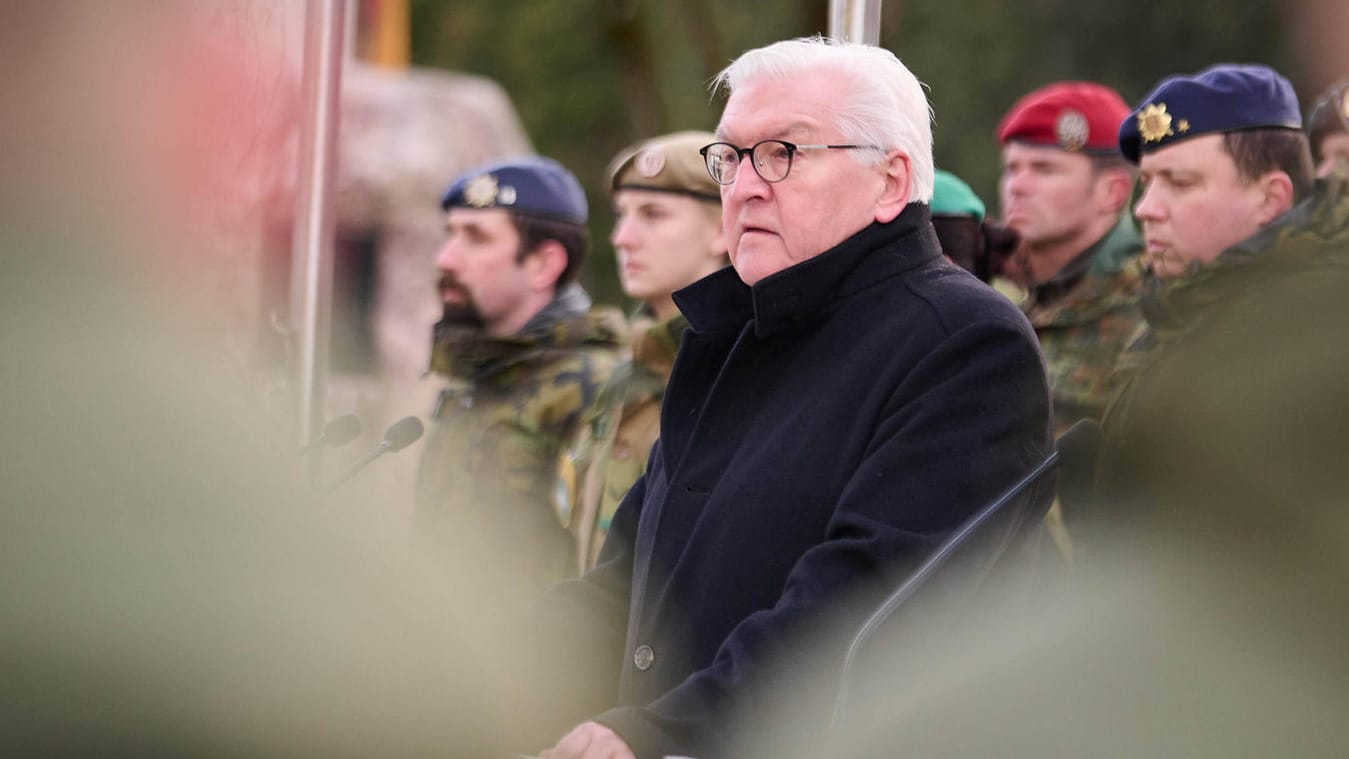 Eine schwierige Reise: Bundespräsident Frank-Walter Steinmeier in Litauen.