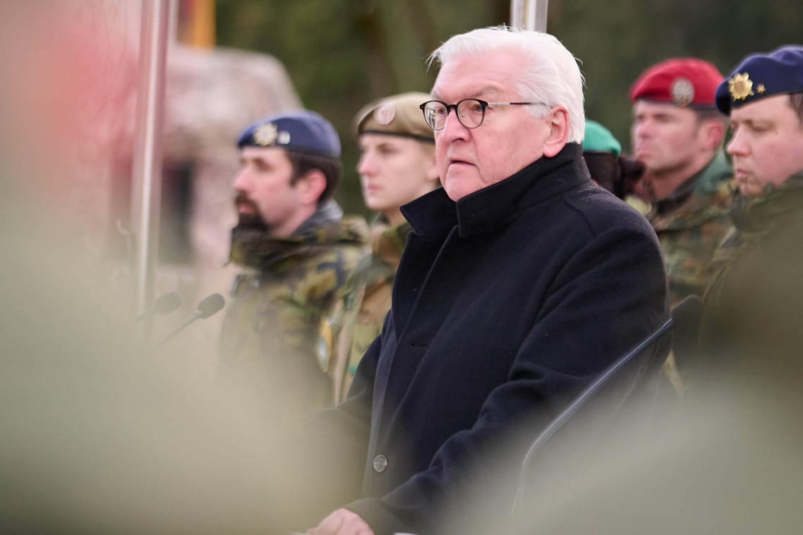 Eine schwierige Reise: Bundespräsident Frank-Walter Steinmeier in Litauen.