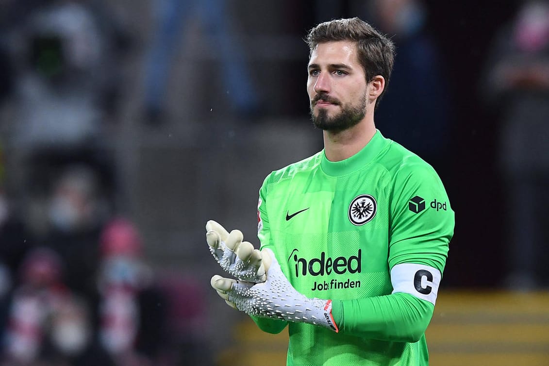 Kevin Trapp: Der DFB-Nationalkeeper wird mit Eintracht Frankfurt am Ostersonntag auf dem Platz stehen.