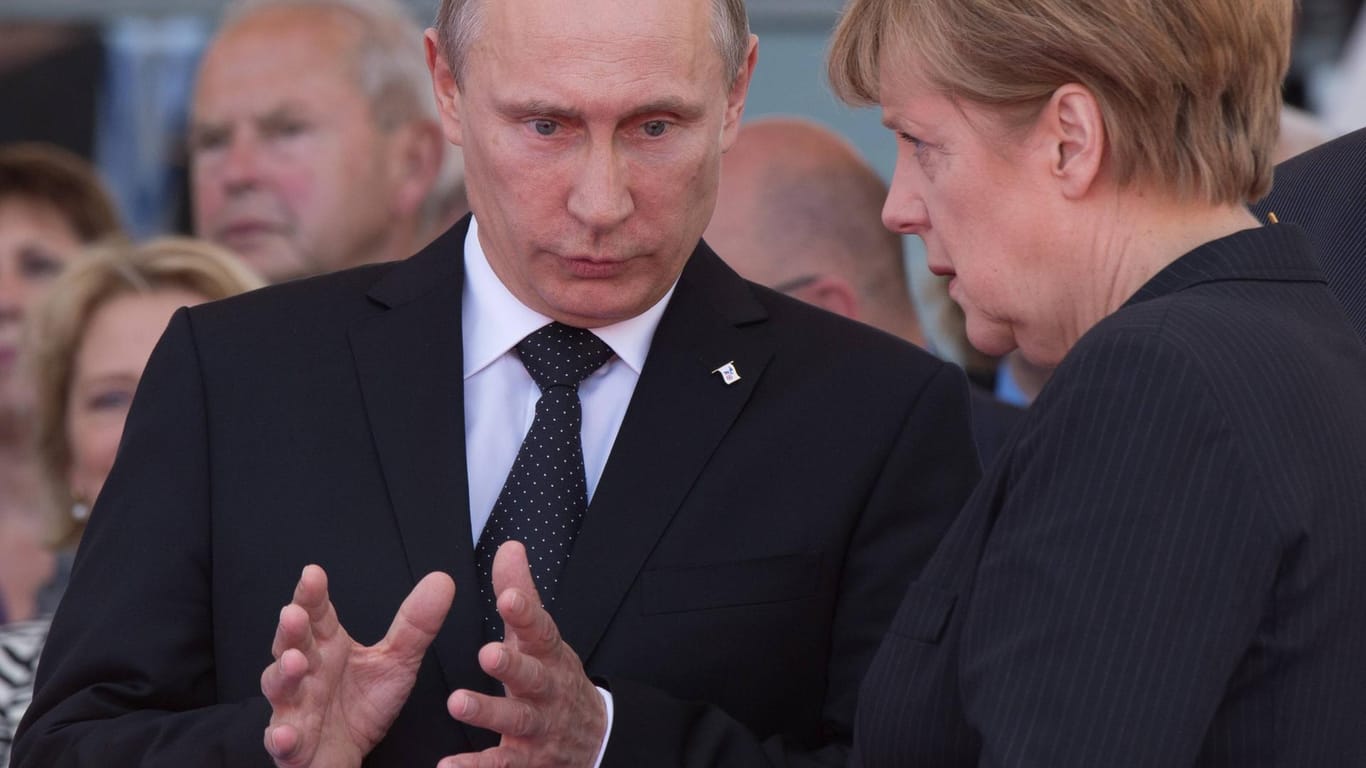 Merkel und Putin 2014: "In einer anderen Welt".