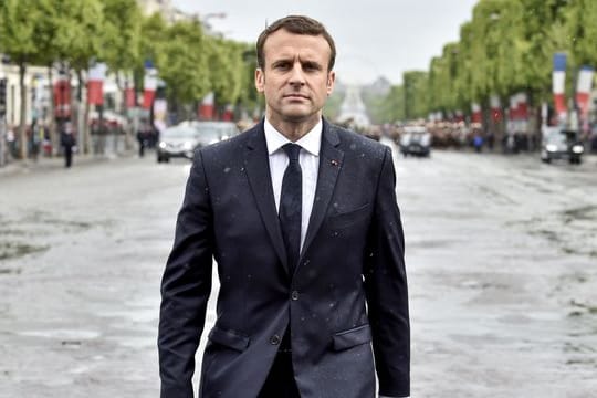 Emmanuel Macron sich für eine zweite Amtszeit zur Wahl.