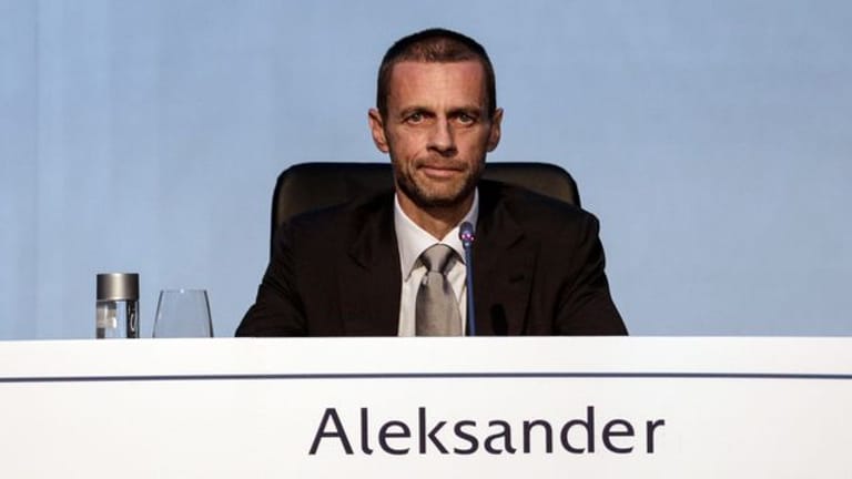 Der Präsident des europäischen Fußballverbandes UEFA: Aleksander Ceferin.