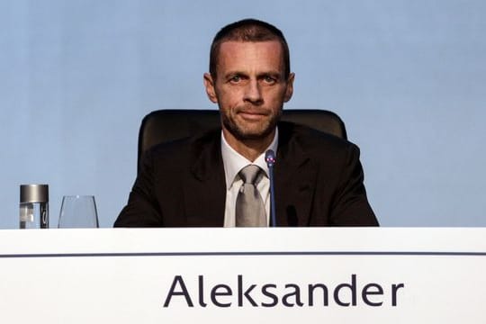 Der Präsident des europäischen Fußballverbandes UEFA: Aleksander Ceferin.