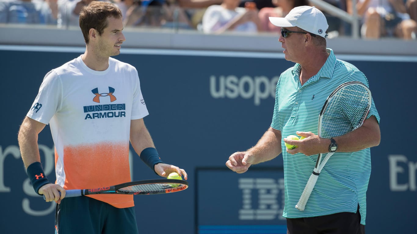 Andy Murray (l.) und Ivan Lendl: Die beiden arbeiten ab sofort wieder zusammen.
