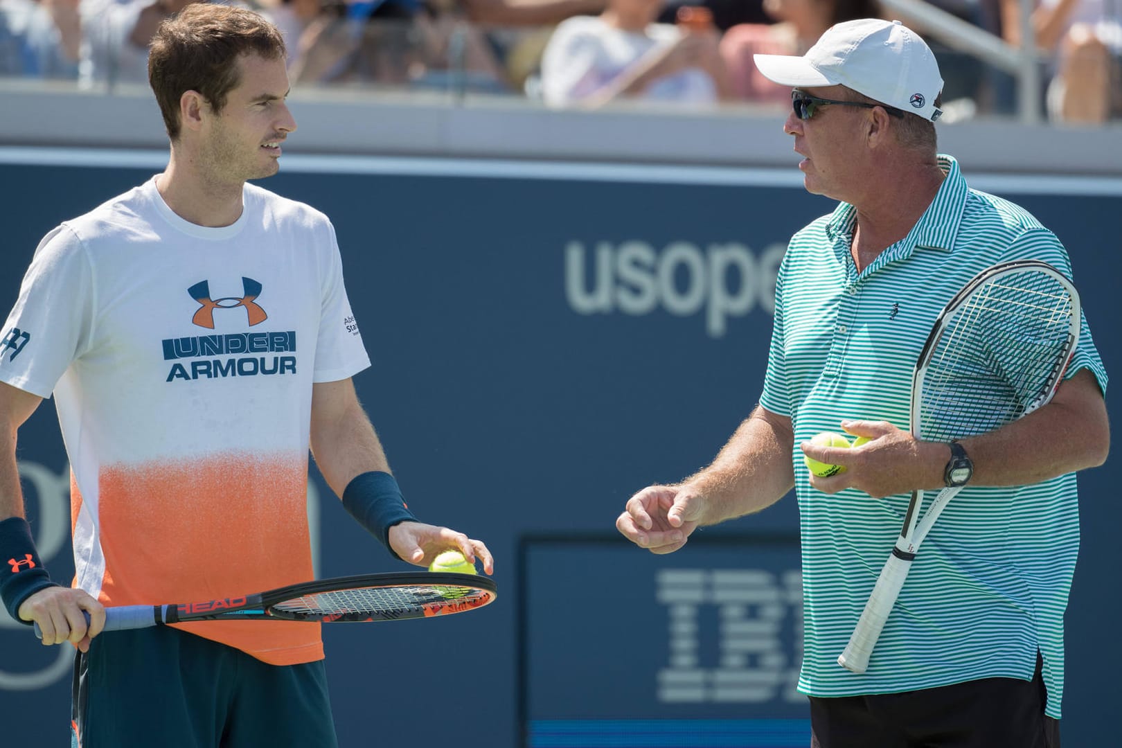 Andy Murray (l.) und Ivan Lendl: Die beiden arbeiten ab sofort wieder zusammen.