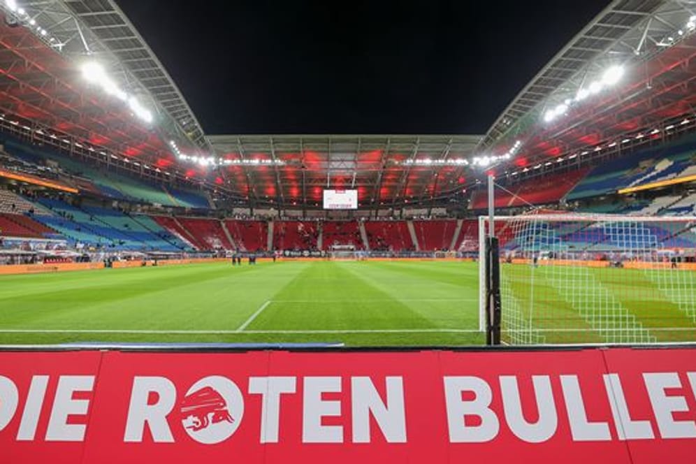 Leipzigs Red-Bull-Arena darf gegen Eintracht Frankfurt die volle Zuschauer-Kapazität ausnutzen.