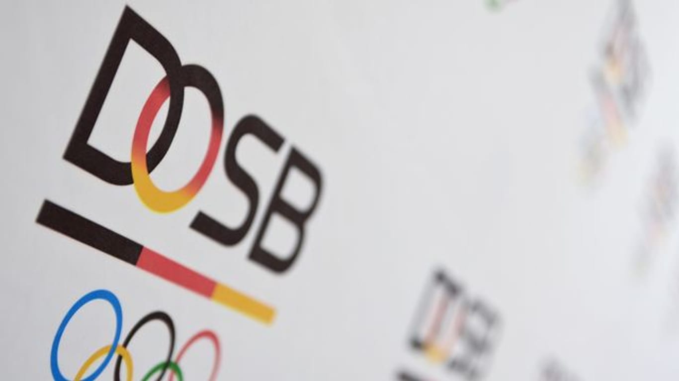 Das Logo des Deutschen Olympischen Sportbundes (DOSB).