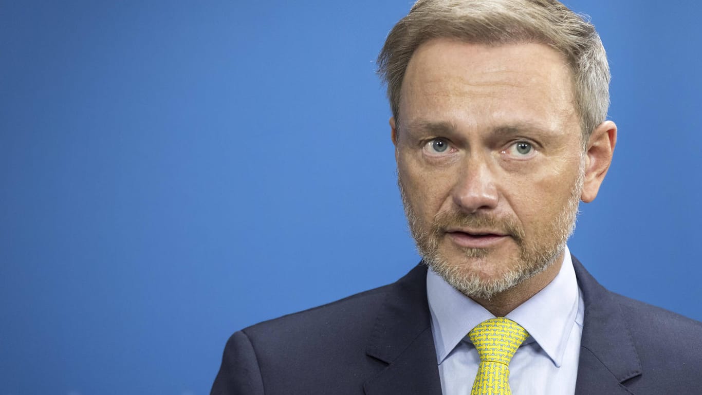 Pressekonferenz mit Christian Lindner: Finanzpolitisch die Luft abschnüren.