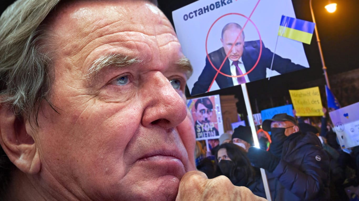 Gerhard Schröder steht Russland nahe. Er gerät zunehmend unter öffentlichen Druck, sich gegen Putin zu positionieren.