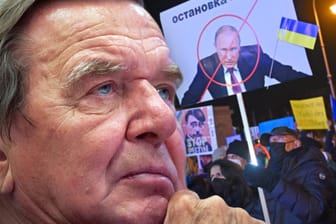 Gerhard Schröder steht Russland nahe. Er gerät zunehmend unter öffentlichen Druck, sich gegen Putin zu positionieren.