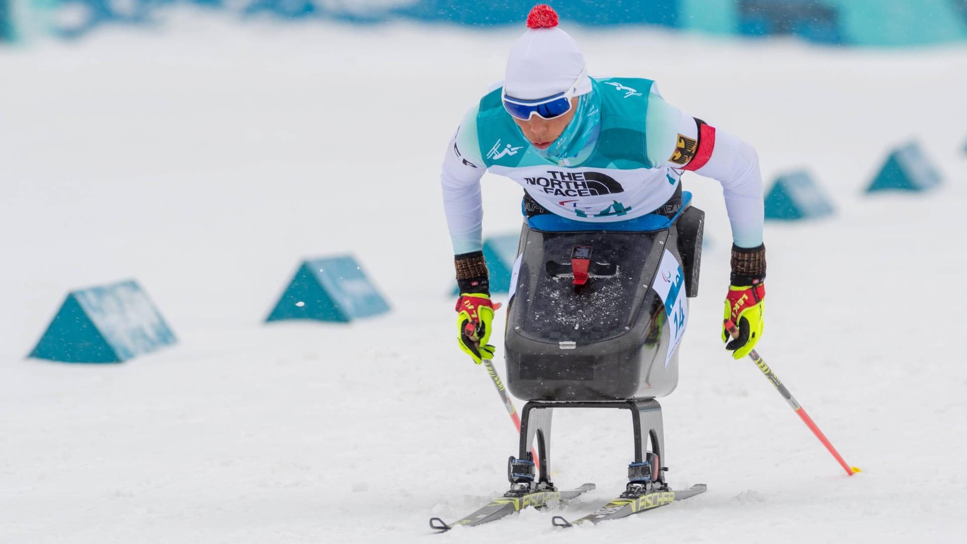 Erfolgreichste deutsche Athletin in Pyeongchang: Andrea Eskau holte in Biathlon und Langlauf zweimal Gold, dreimal Silber und einmal Bronze.