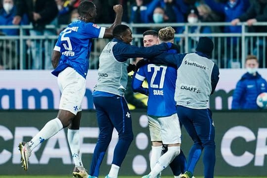 Darmstadt drehte gegen Heidenheim einen 0:2-Rückstand.