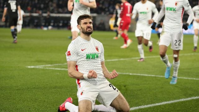 Augsburgs Matchwinner in Bielefeld: Daniel Caligiuri.