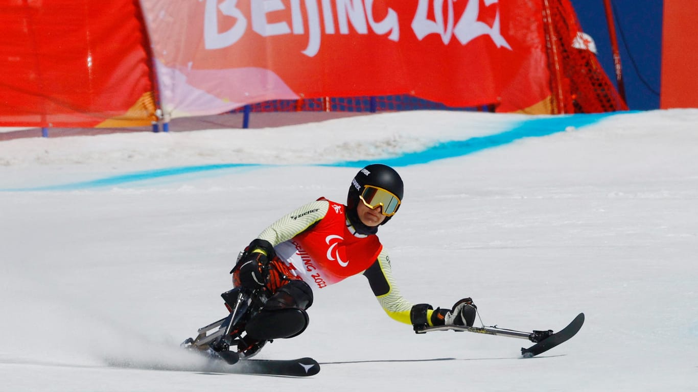 Anna-Lena Forster in Aktion: Die deutsche Fahnenträgerin sorgte für einen gelungen Start in die Paralympics.