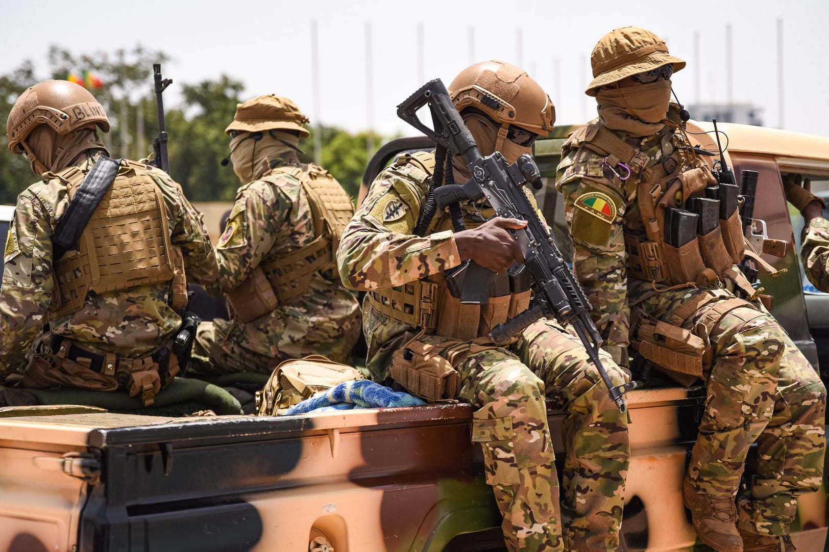 Soldaten in Mali (Archivbild): 27 Menschen wurden bei einem Terrorangriff getötet.