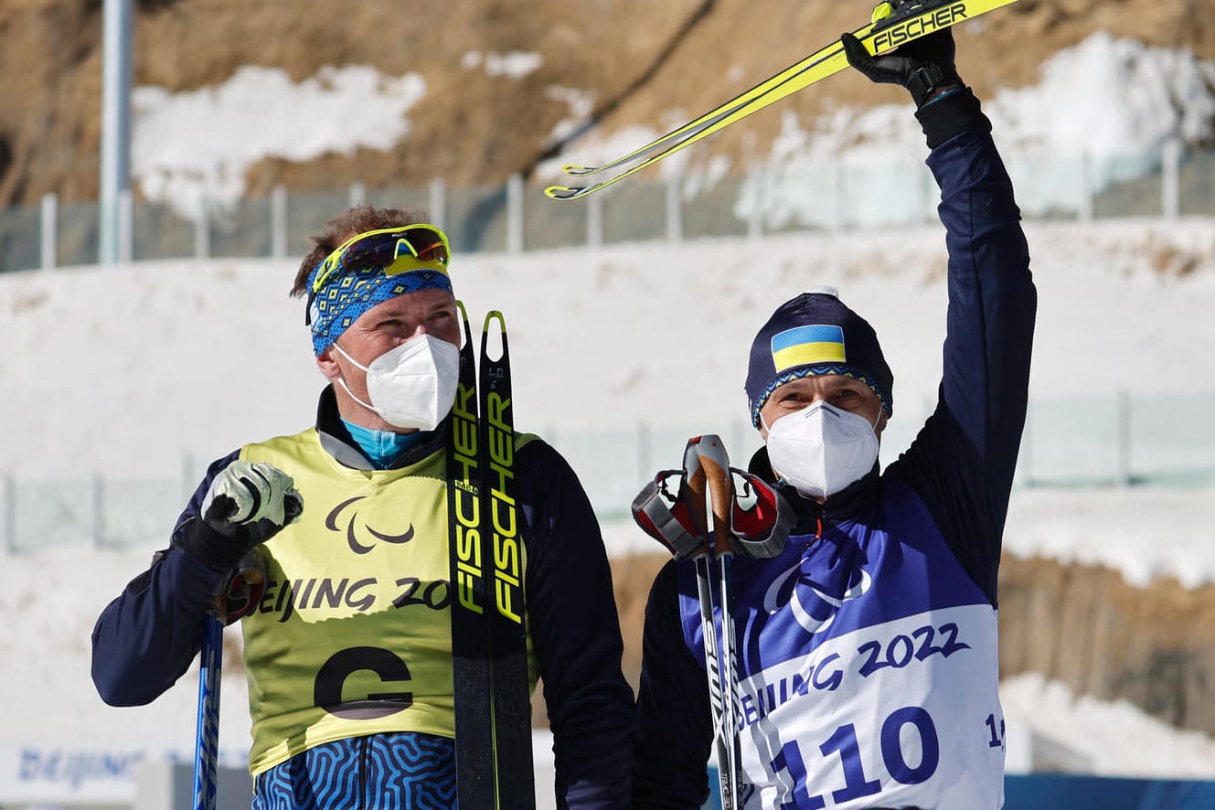 Para-Olympiasieger Vitali Lukianenko bejubelt seinen Sieg: Die Ukraine erlebte einen starken Start in die Spiele.