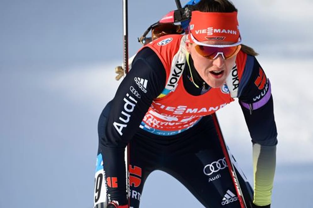 Olympiasiegerin Denise Herrmann gewann den Sprint in Kontiolahti.