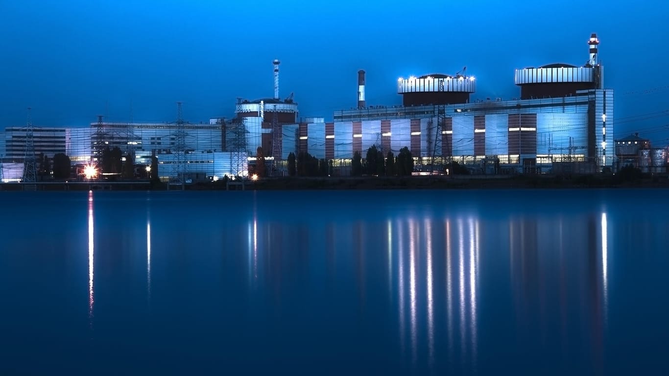 Atomkraftwerk Juschnoukrajinsk (Archivbild): Der ukrainische Präsident warnte vor "Nuklear-Terror" durch Russland.