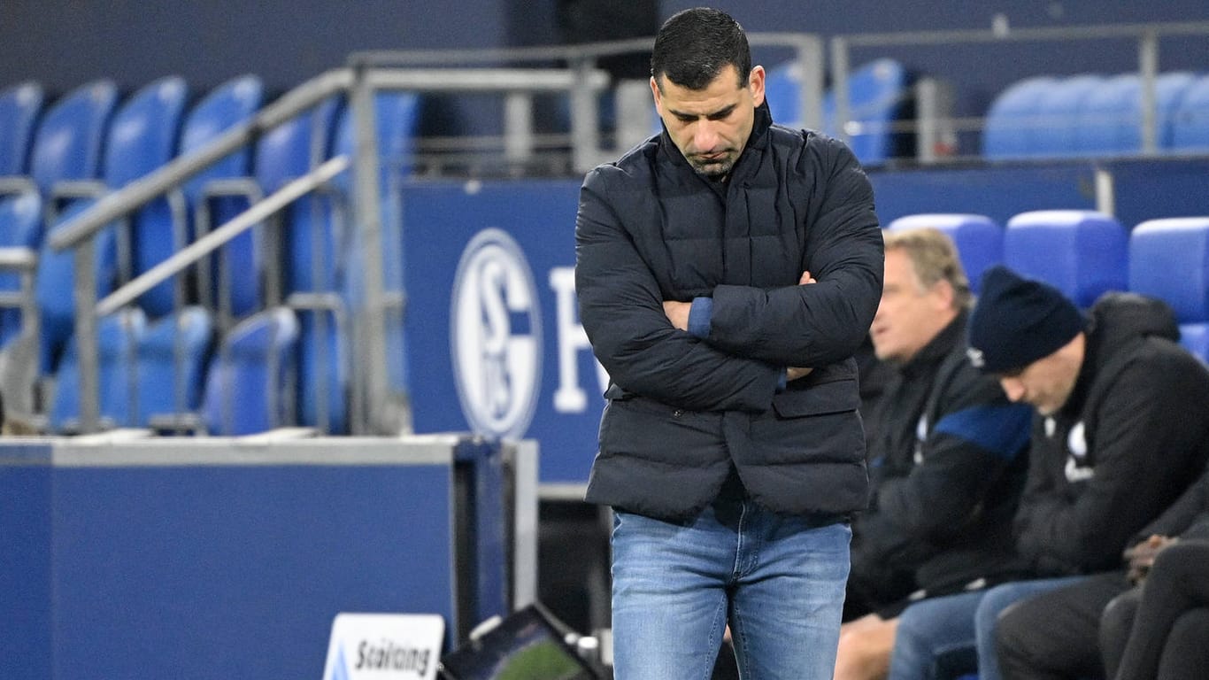 Am Ende glücklos: Trainer Dimitrios Grammozis beim FC Schalke 04.