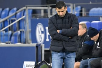 Am Ende glücklos: Trainer Dimitrios Grammozis beim FC Schalke 04.