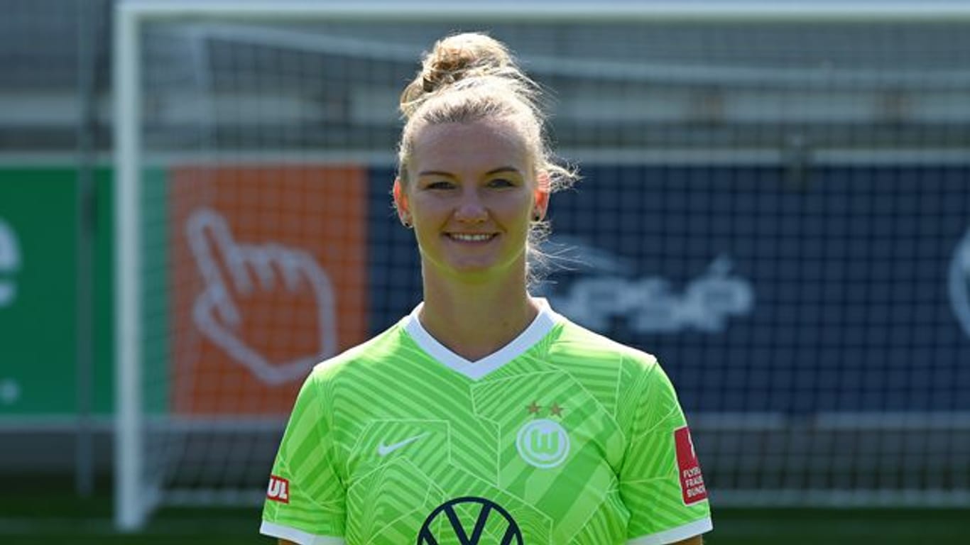 Hat ihr Comeback im Trikot des VfL Wolfsburg gegeben: Alexandra Popp.