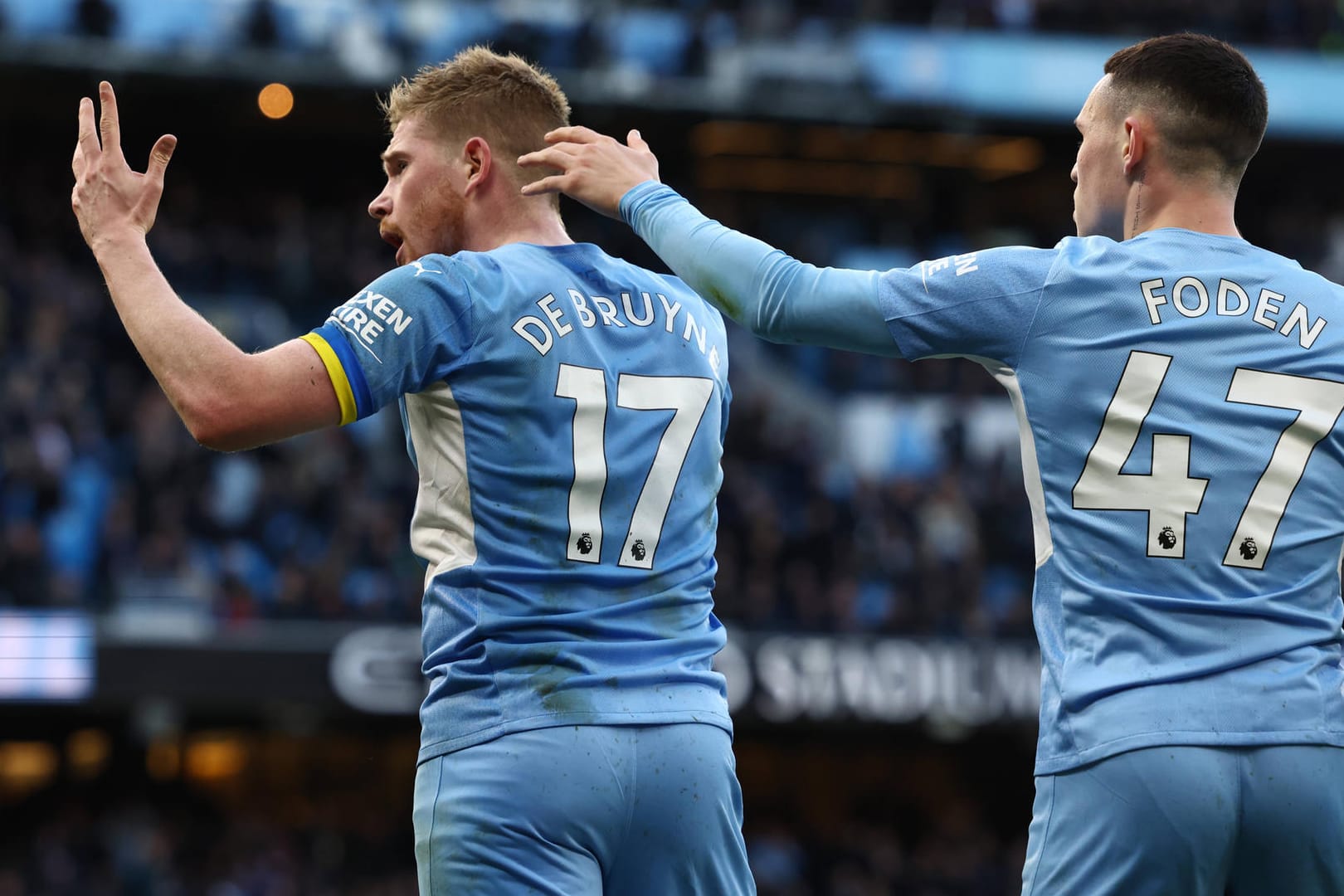 Kevin De Bruyne: Der Belgier erzielte das 1:0 und das 2:1 gegen United.