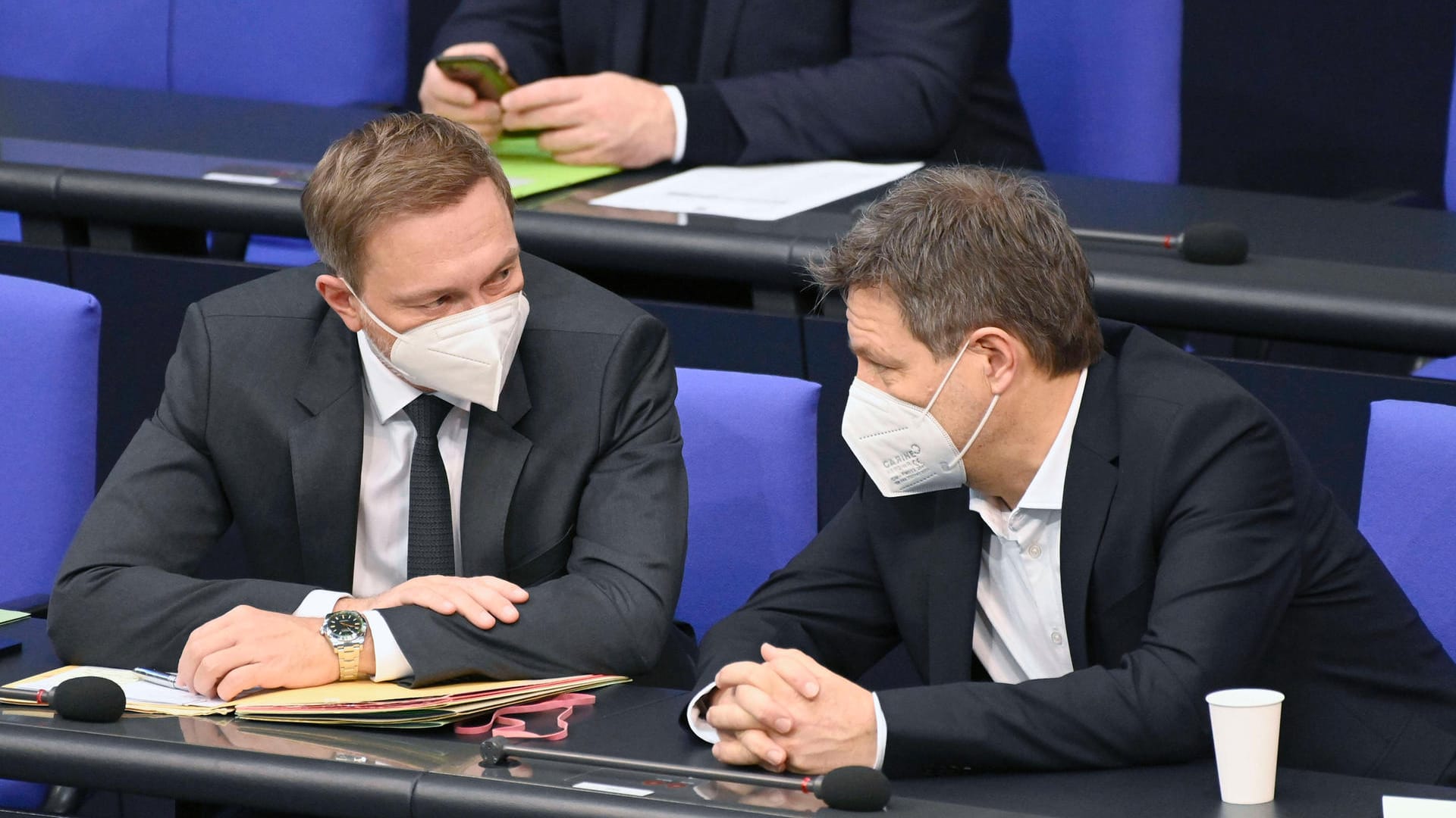 Lindner und Habeck (Archivbild): Die Minister wollen die Energiewende beschleunigen – trotz möglicher Importausfälle bei russischen Energieträgern.