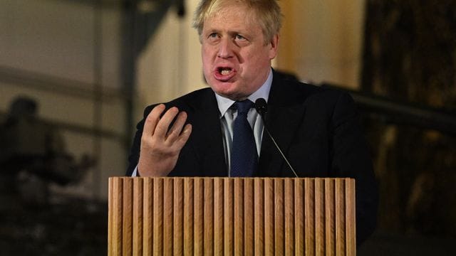 "Wir sind nicht anti-russisch": Boris Johnson.