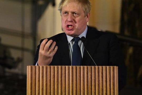 "Wir sind nicht anti-russisch": Boris Johnson.