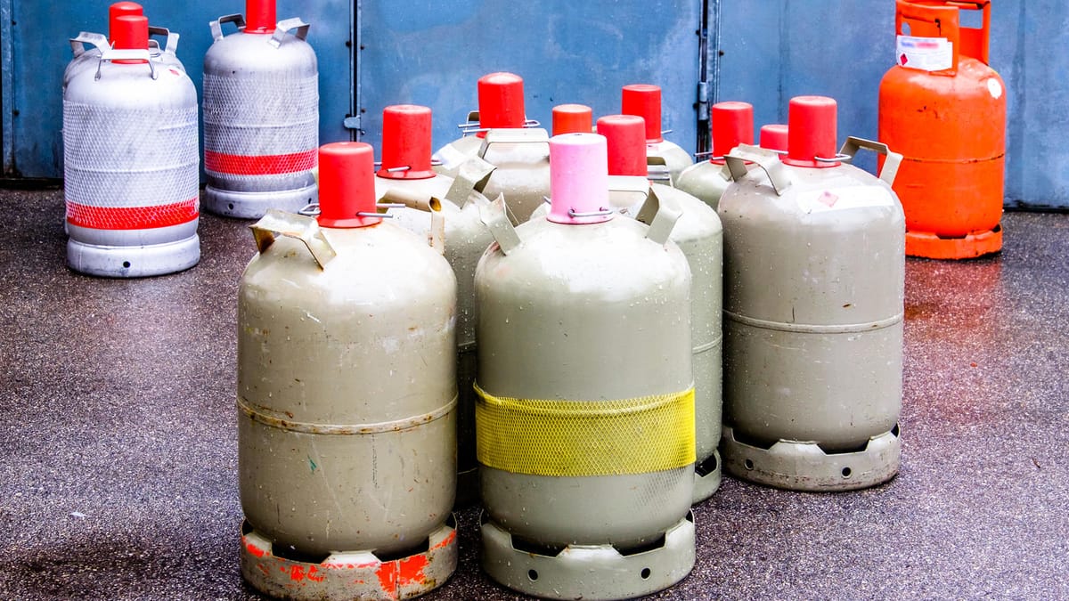 Gasflaschen lagern: Gesetzliche Regelung für private Haushalte