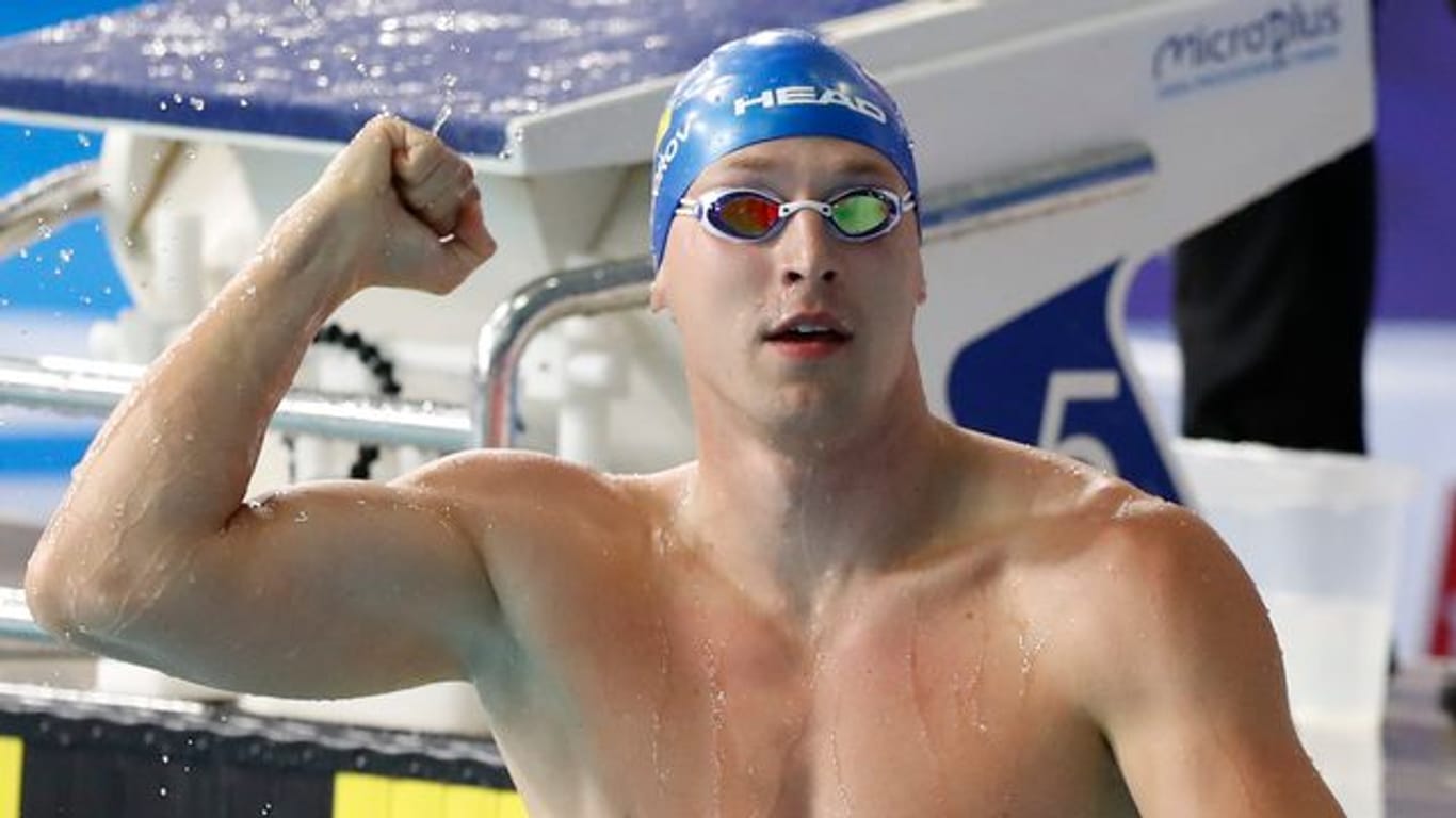 Der Schwimmer Andrej Goworow aus der Ukraine fordert härtere Sanktionen für Russland.