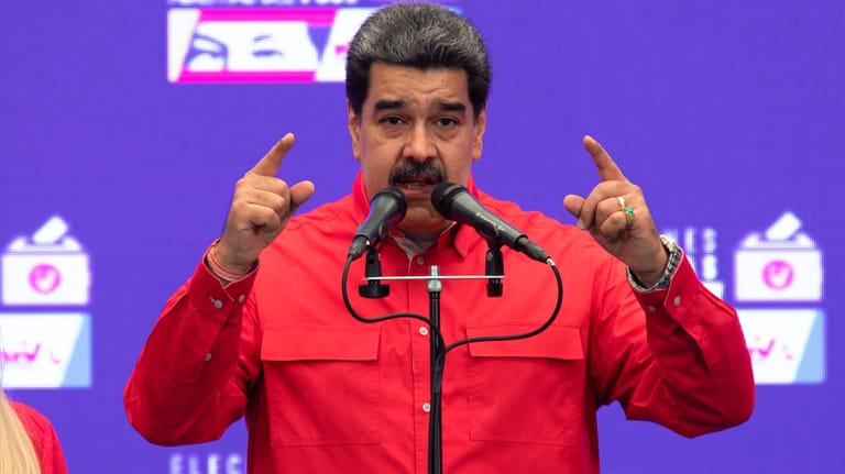 Nicolas Maduro: Venezuelas Machthaber wird von zahlreichen Staaten international nicht anerkannt.