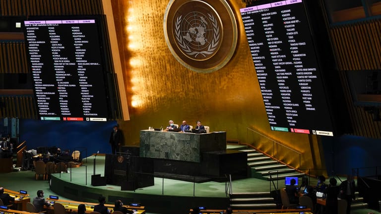 UN-Vollversammlung in New York: Erst in der vergangenen Woche verurteilte die Staatengemeinschaft mit großer Mehrheit den russischen Krieg in der Ukraine.