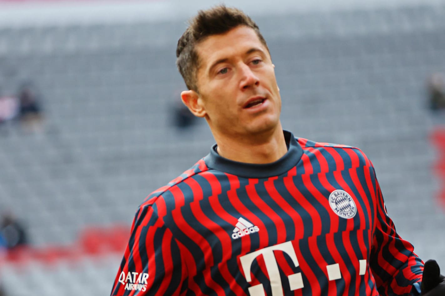 Robert Lewandowski: Der Bayern-Torjäger äußert sich dezidiert zum Ukraine-Krieg.