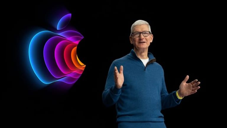 Tim Cook präsentiert Neuheiten aus der Apple-Welt.