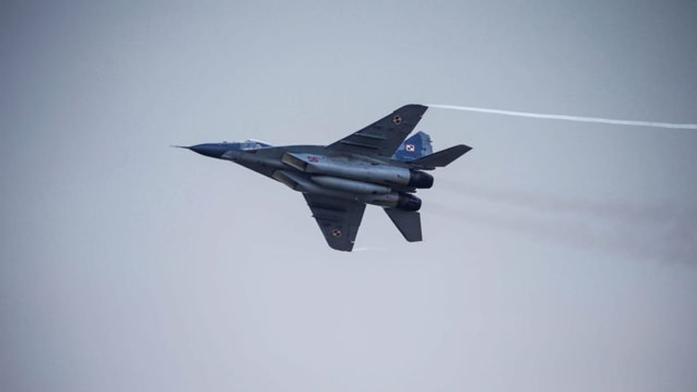 Polnische Kampfflugzeuge für die Ukraine? Die USA sehen den Vorschlag kritisch.