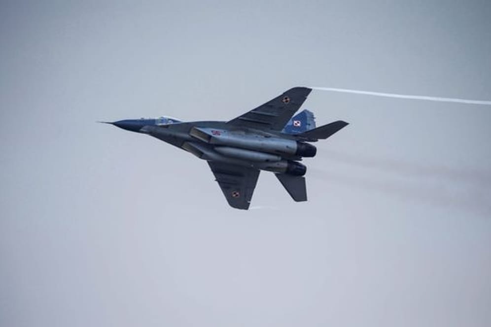 Polnische Kampfflugzeuge für die Ukraine? Die USA sehen den Vorschlag kritisch.