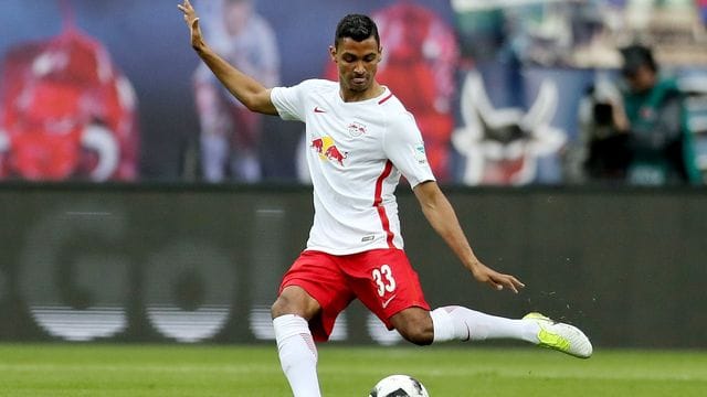 Marvin Compper im Jahr 2017 in Trikot von RB Leipzig.