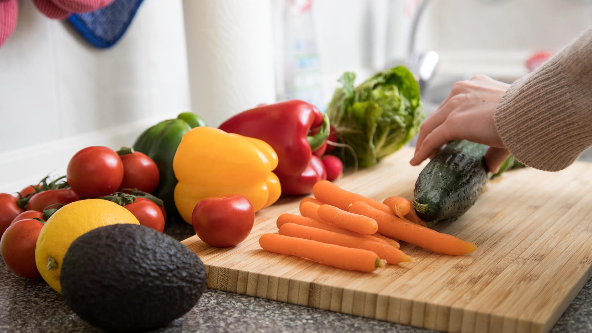 Ohne Gemüse geht's nicht: Zur Paleo-Diät gehört viel Frisches.