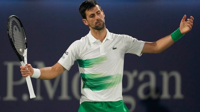 Der Start von Novak Djokovic in Indian Wells ist noch unklar.
