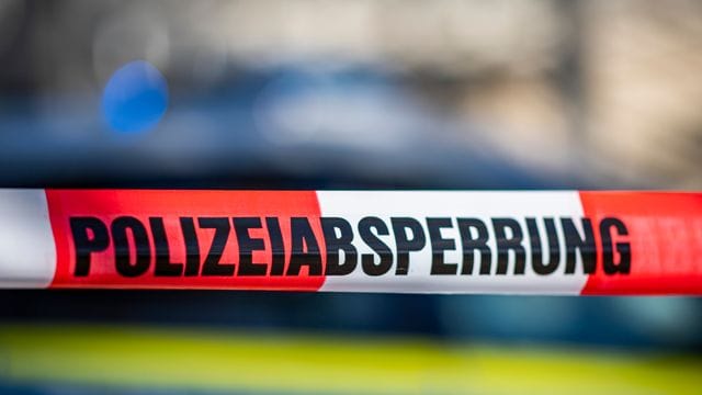 Polizeiabsperrung