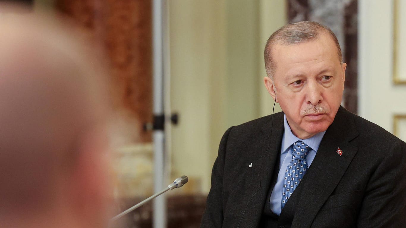 Recep Tayyip Erdoğan: Der türkische Präsident kritisiert den Umgang Europas mit russischen Künstlern.