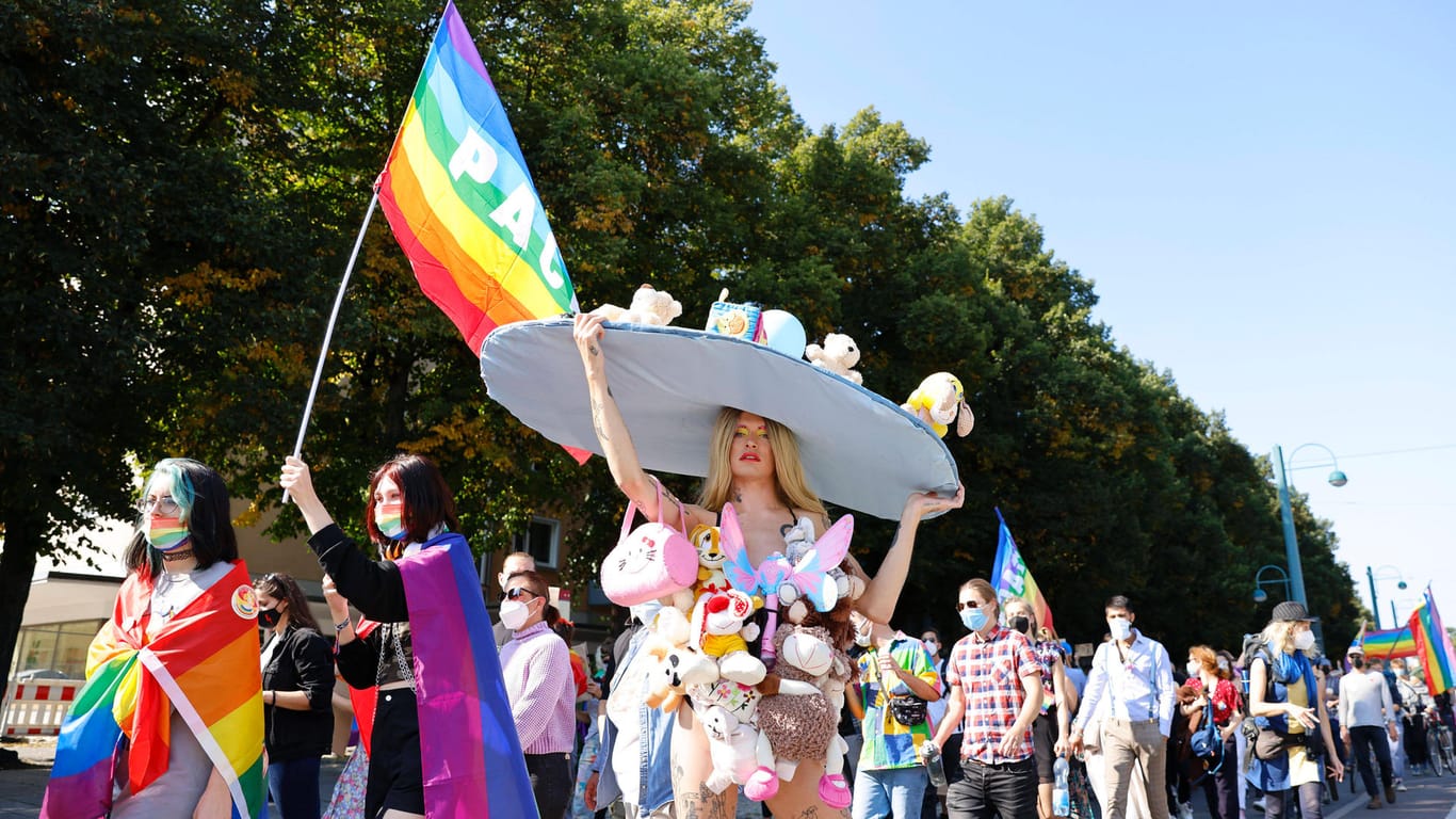 Frankfurt-Pride 2021 (Archivbild): Die Konstablerwache ist eine zentraler Ort für queere Menschen.