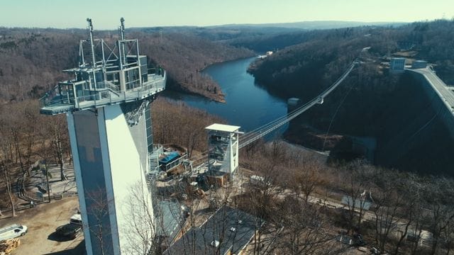 Aussichtsturm an der Rappbodetalsperre