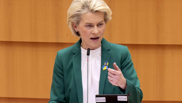Ursula von der Leyen: Die EU-Kommissionschefin fordert die Bürger zum Stromsparen auf.