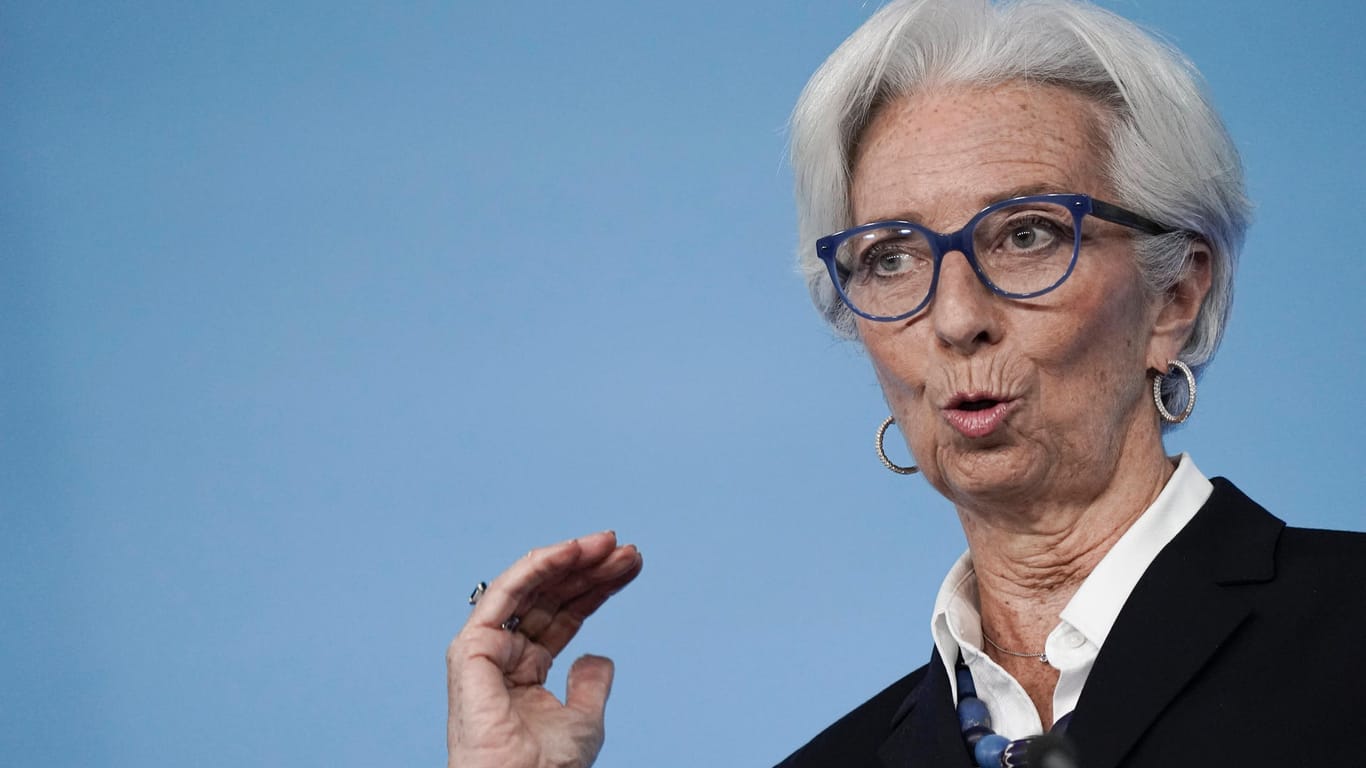 Steigen die Zinsen bald oder doch nicht?: Die Präsidentin der Europäischen Zentralbank Christine Lagarde.
