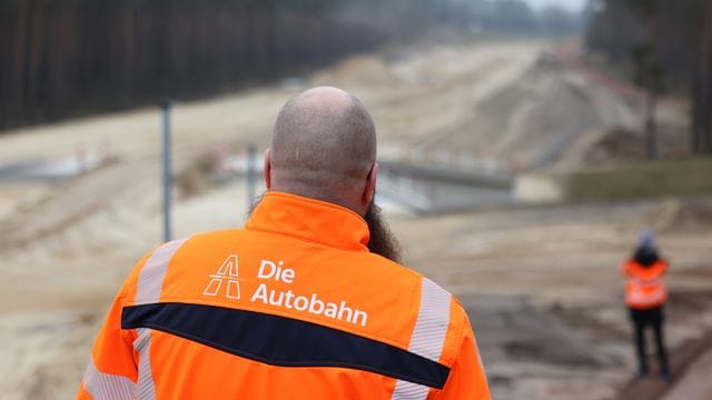 Autobahnbaustelle A14-Verlängerung