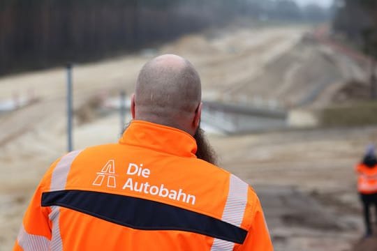 Autobahnbaustelle A14-Verlängerung